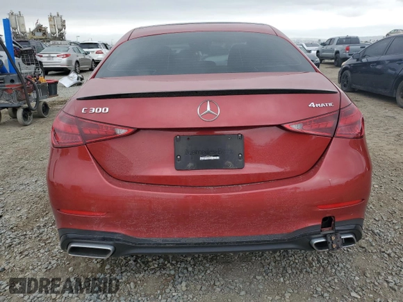 2023 Mercedes-Benz C 300 с VIN W1KAF4HB5PR080665, выставлен на аукционе Copart как лот 55950855 с пробегом 61 804 миль миль и Списание • Salvage title. История ставок и продаж доступна на DreamBid. Изображение 6.