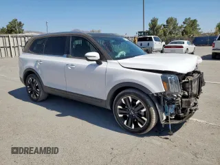 2023 Kia Telluride SX Prestige with VIN 5XYP5DGC9PG360203, listed as a Copart auction lot 57679905 with 39,145 mi miles and Salvage title. Bid and sale history available at DreamBid. Image 4.