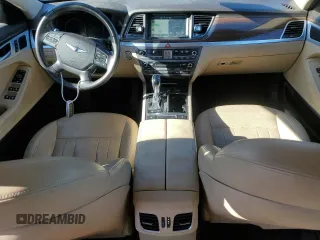 2017 Genesis G80 3.8L with VIN KMHGN4JE9HU194786, listed as a Copart auction lot 79627574 with 153,342 mi miles and Salvage Title. Bid and sale history available at carsss.com. Image 8.