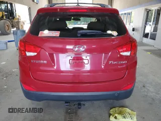 2013 Hyundai Tucson GLS with VIN KM8JU3AC7DU614962, listed as a Copart auction lot 51957675 with 112,942 mi miles and Salvage Title. Bid and sale history available at carsss.com. Image 6.