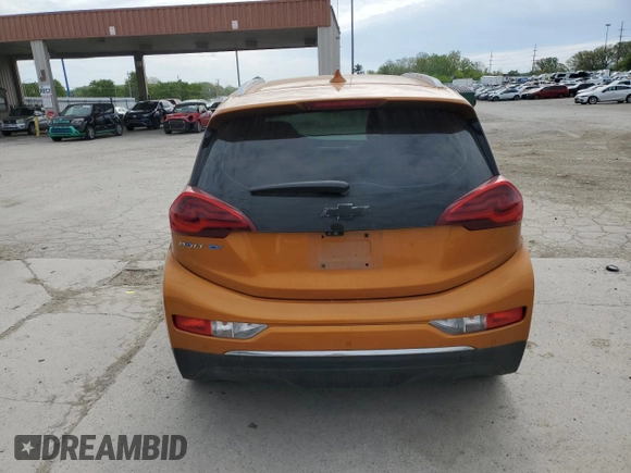 2017 Chevrolet Bolt EV Premier with VIN 1G1FX6S00H4161371, listed as a Copart auction lot 55960805 with 100,902 mi miles and Salvage title. Bid and sale history available at DreamBid. Image 6.
