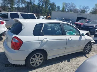 2006 Kia Spectra with VIN KNAFE162765318099, listed as a IAAI auction lot 41890796 with 241,431 mi miles. Bid and sale history available at carsss.com. Image 13.