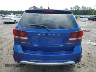 2015 Dodge Journey Crossroad with VIN 3C4PDCGG4FT605710, listed as a Copart auction lot 56181445 with 57,297 mi miles and Salvage title. Bid and sale history available at DreamBid. Image 6.