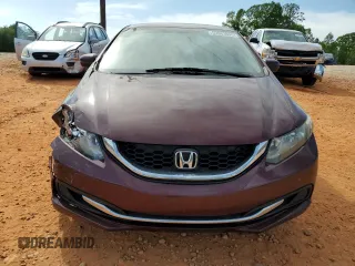 2014 Honda Civic LX with VIN 2HGFB2F57EH519196, listed as a Copart auction lot 53933895 with 297,351 mi miles and Salvage Title. Bid and sale history available at DreamBid. Image 5.