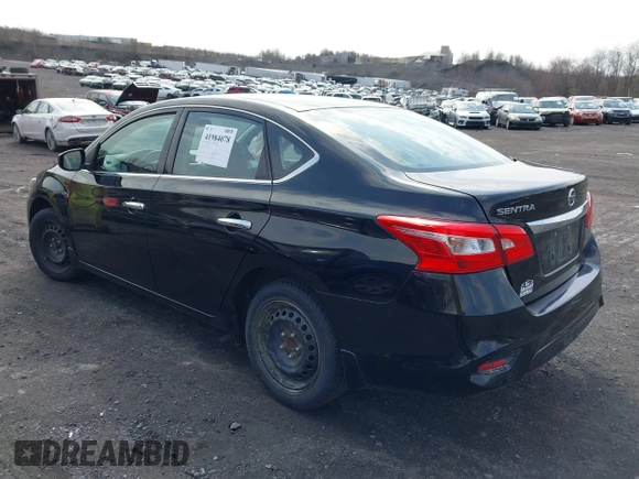 2017 Nissan Sentra S with VIN 3N1AB7AP3HY222281, listed as a IAAI auction lot 41984078 with 102,162 mi miles. Bid and sale history available at carsss.com. Image 3.