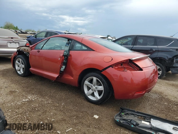 2008 Mitsubishi Eclipse GS with VIN 4A3AK24F78E042198, listed as a Copart auction lot 53043564 with 105,025 mi miles and Salvage Title. Bid and sale history available at carsss.com. Image 2.