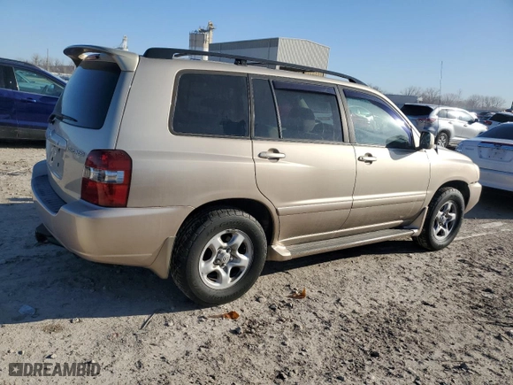 2007 Toyota Highlander with VIN JTEGD21A770165961, listed as a Copart auction lot 48361825 with 207,016 mi miles and Salvage Title. Bid and sale history available at carsss.com. Image 3.