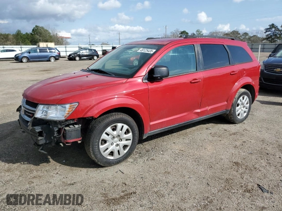 2018 Dodge Journey SE with VIN 3C4PDCAB6JT241926, listed as a Copart auction lot 49125435 with 132,325 mi miles and Salvage Title. Bid and sale history available at carsss.com. Image 1.