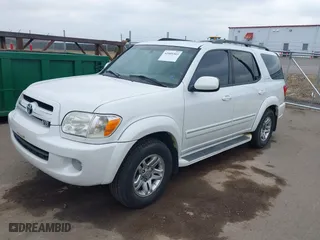 2006 Toyota Sequoia Limited with VIN 5TDBT48A16S258005, listed as a IAAI auction lot 42009303 with 219,977 mi miles. Bid and sale history available at carsss.com. Image 17.