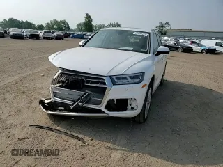 2018 Audi Q5 Prestige with VIN WA1CNAFY4J2023458, listed as a Copart auction lot 59490725 with 33,715 mi miles and Salvage title. Bid and sale history available at DreamBid. Image 14.