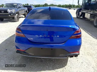 2022 Genesis G70 2.0T with VIN KMTG34TA9NU088968, listed as a Copart auction lot 67469522 with Not Provided miles and Non Repairable. Bid and sale history available at DreamBid. Image 6.