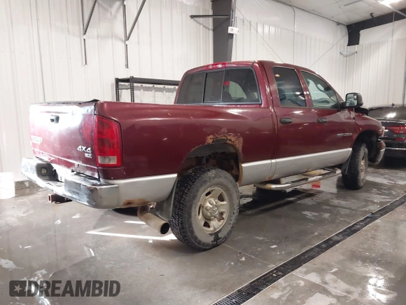 2003 Dodge 2500 ST with VIN 3D7KU28CX3G840039, listed as a IAAI auction lot 41267585 with 276,966 mi miles. Bid and sale history available at carsss.com. Image 4.
