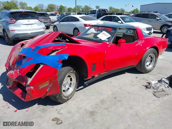 1981 Chevrolet Corvette with VIN 1G1AY8768B5105437, listed as a IAAI auction lot 41842131 with 41,275 mi miles. Bid and sale history available at carsss.com. Image 17.