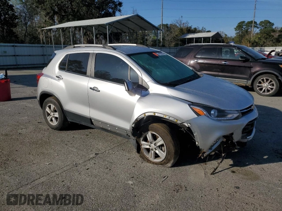 2020 Chevrolet Trax LT with VIN KL7CJPSB5LB023054, listed as a Copart auction lot 49056295 with Not provided miles and Salvage title. Bid and sale history available at DreamBid. Image 4.