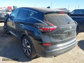 2024 Nissan Murano SL with VIN 5N1AZ2CJ1RC118477, listed as a IAAI auction lot 41153897 with 1,489 mi miles. Bid and sale history available at carsss.com. Image 3.