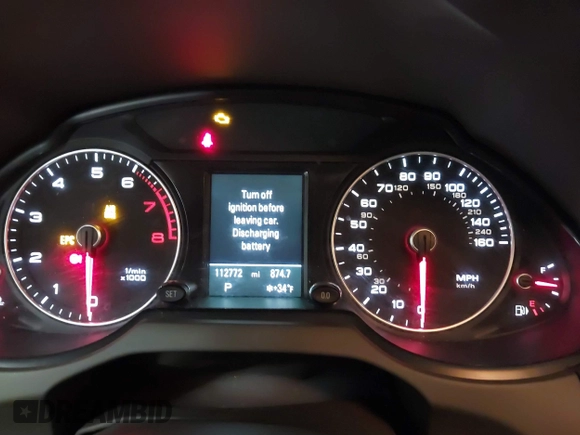2013 Audi Q5 Prestige with VIN WA1WGAFP5DA029424, listed as a IAAI auction lot 41618414 with 112,772 mi miles and . Bid and sale history available at DreamBid. Image 7.