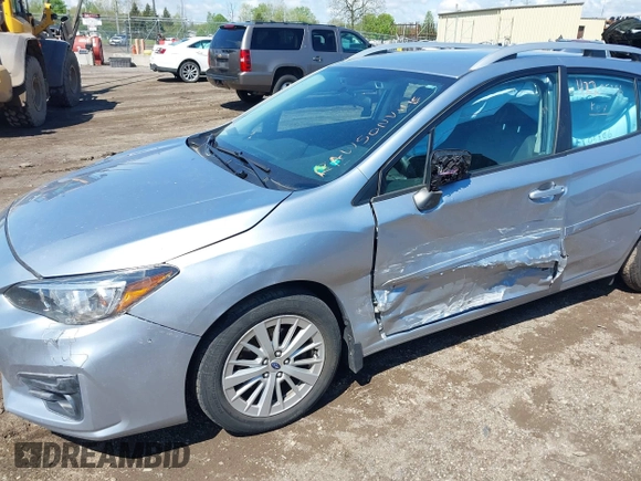 2018 Subaru Impreza Premium with VIN 4S3GTAD61J3715461, listed as a IAAI auction lot 42205386 with 39,933 mi miles and . Bid and sale history available at DreamBid. Image 6.