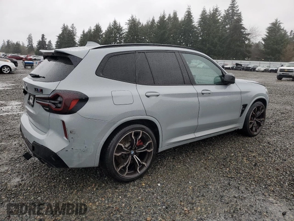 2022 BMW X3 M z VIN 5YM13EC02N9K67297, wystawiony jako Copart lot #86645084 z przebiegiem 23 792 mil mil oraz Szkoda całkowita • Salvage title. Historia ofert i sprzedaży dostępna na DreamBid. Obrazek 3.