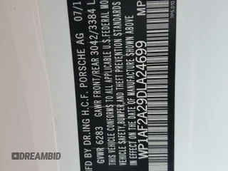 2013 Porsche Cayenne Diesel z VIN WP1AF2A29DLA24699, wystawiony jako Copart lot #52603275 z przebiegiem 99 387 mil mil oraz Szkoda całkowita • Salvage title. Historia ofert i sprzedaży dostępna na DreamBid. Obrazek 13.