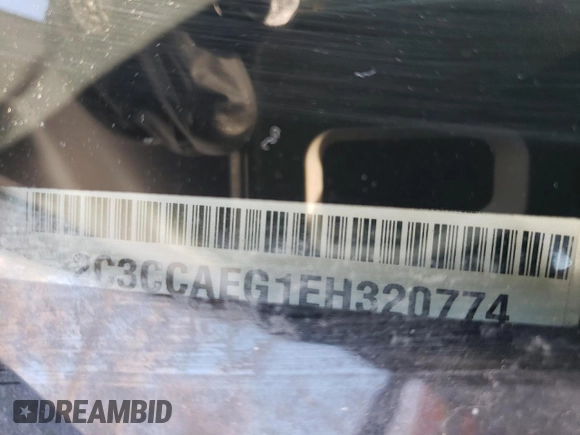 2014 Chrysler 300 with VIN 2C3CCAEG1EH320774, listed as a Copart auction lot 50183135 with 135,032 mi miles and Salvage Title. Bid and sale history available at carsss.com. Image 12.