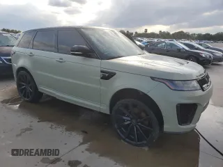 2022 Land Rover Range Rover Sport SVR with VIN SALWZ2RE0NA216483, listed as a Copart auction lot 73720854 with Not Provided miles and Non Repairable. Bid and sale history available at DreamBid. Image 4.