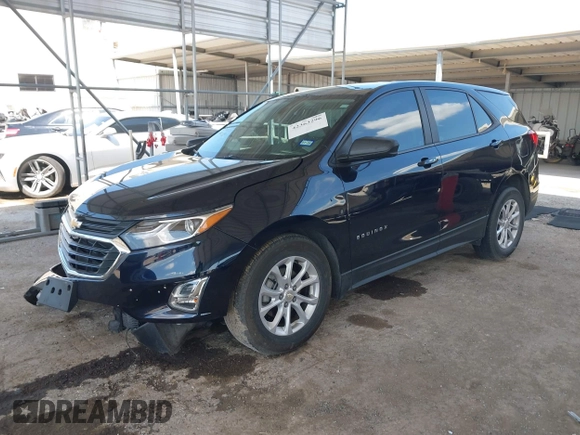 2021 Chevrolet Equinox LS with VIN 3GNAXHEV0MS123855, listed as a IAAI auction lot 42363296 with 32,810 mi miles and . Bid and sale history available at DreamBid. Image 18.