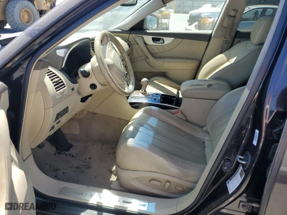 2012 Infiniti FX35 with VIN JN8AS1MW7CM152197, listed as a Copart auction lot 66753344 with 0 mi miles and Salvage Title. Bid and sale history available at carsss.com. Image 7.