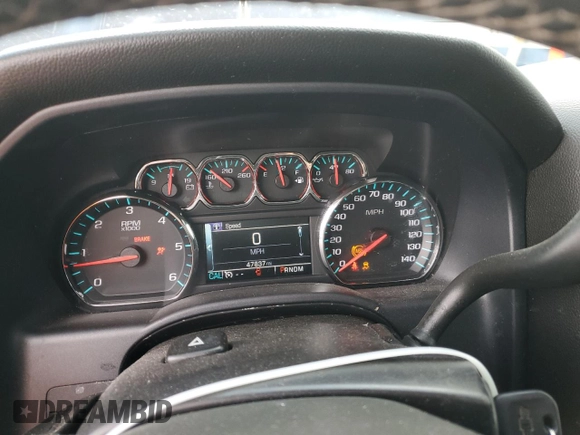 2016 Chevrolet Silverado 1500 LT with VIN 3GCUKREC1GG255068, listed as a Copart auction lot 47892505 with 47,837 mi miles and Salvage Title. Bid and sale history available at DreamBid. Image 9.