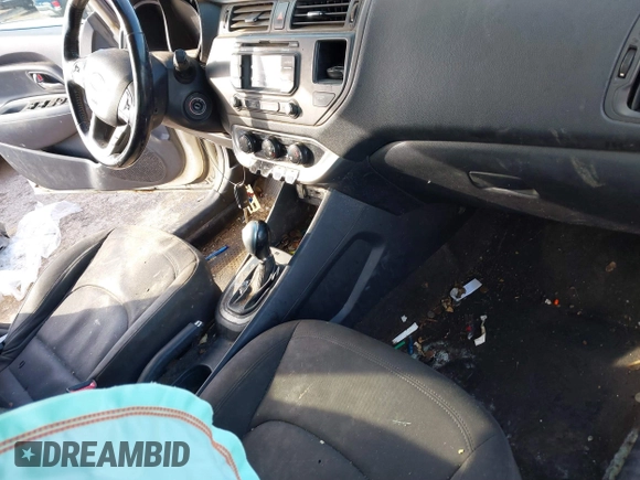 2015 Kia Rio EX with VIN KNADN4A31F6425359, listed as a IAAI auction lot 41345129 with 207,623 mi miles. Bid and sale history available at carsss.com. Image 5.