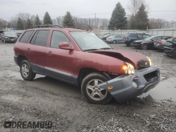2004 Hyundai Santa Fe GLS with VIN KM8SC13E24U726708, listed as a Copart auction lot 85489774 with 158,208 mi miles and Salvage Title. Bid and sale history available at carsss.com. Image 4.