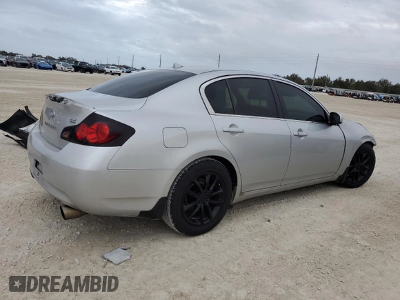 2008 Infiniti G35 with VIN JNKBV61E58M221703, listed as a Copart auction lot 79185164 with Not Provided miles and Non Repairable. Bid and sale history available at DreamBid. Image 3.