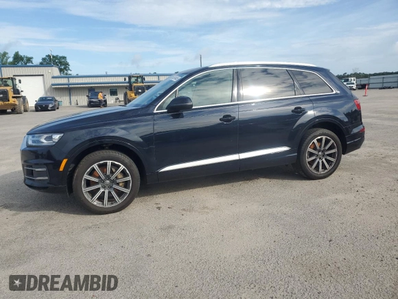 2017 Audi Q7 Premium with VIN WA1AAAF74HD028913, listed as a Copart auction lot 60918455 with 151,998 mi miles and Clean title. Bid and sale history available at DreamBid. Image 1.