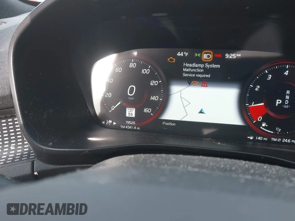 2021 Volvo XC40 R-Design with VIN YV4162UM6M2402320, listed as a IAAI auction lot 41849873 with 78,526 mi miles and . Bid and sale history available at carsss.com. Image 15.