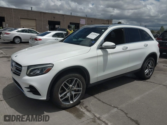 2018 Mercedes-Benz GLC 300 with VIN WDC0G4JB6JV112710, listed as a IAAI auction lot 42253994 with 82,430 mi miles and . Bid and sale history available at DreamBid. Image 17.