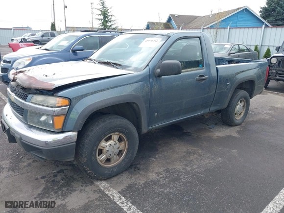 2006 Chevrolet Colorado LT w/1LT with VIN 1GCDT146368192537, listed as a IAAI auction lot 41970734 with 213,176 mi miles. Bid and sale history available at carsss.com. Image 2.