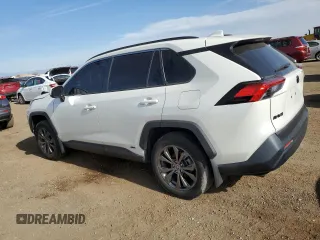 2022 Toyota RAV4 Hybrid XLE Premium with VIN JTMB6RFV1ND521761, listed as a Copart auction lot 54263055 with 46,391 mi miles and Salvage title. Bid and sale history available at DreamBid. Image 2.