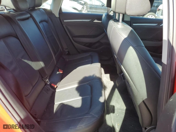 2015 Audi A3 2.0T Premium with VIN WAUBFGFF3F1122931, listed as a Copart auction lot 50592935 with 1,024 mi miles and Salvage Title. Bid and sale history available at carsss.com. Image 10.