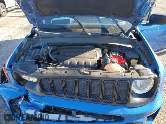 2020 Jeep Renegade Jeepster z VIN ZACNJAAB4LPL94302, wystawiony jako Copart lot #50396095 z przebiegiem 60 929 mil mil oraz Szkoda całkowita • Salvage title. Historia ofert i sprzedaży dostępna na DreamBid. Obrazek 12.