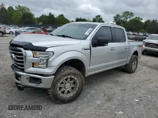 2016 Ford F-150 XLT with VIN 1FTEW1EF7GFD16686, listed as a Copart auction lot 56043975 with 105,709 mi miles and Salvage title. Bid and sale history available at DreamBid. Image 1.