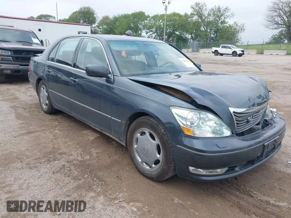 2004 Lexus LS 430 z VIN JTHBN36F540167319, wystawiony jako IAAI lot #42297432 z przebiegiem 181 904 mil mil oraz . Historia ofert i sprzedaży dostępna na DreamBid. Obrazek 1.