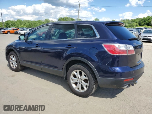 2012 Mazda CX-9 Sport with VIN JM3TB3BV8C0360906, listed as a Copart auction lot 57524154 with 89,662 mi miles and Salvage Title. Bid and sale history available at DreamBid. Image 2.