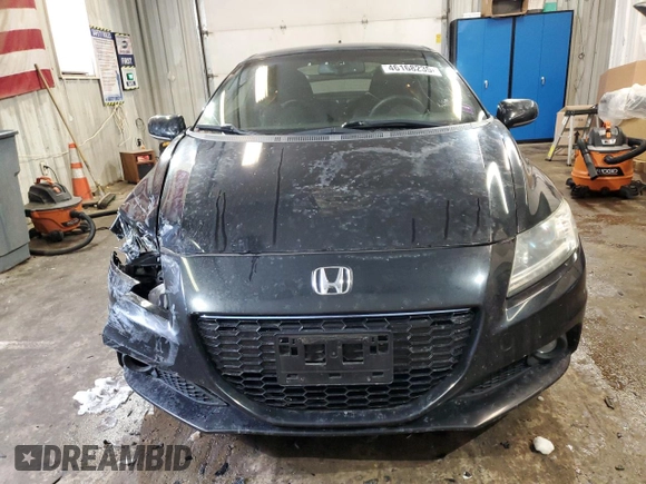 2013 Honda CR-Z EX with VIN JHMZF1C60DS002674, listed as a Copart auction lot 46168235 with 83,253 mi miles and Salvage Title. Bid and sale history available at carsss.com. Image 5.