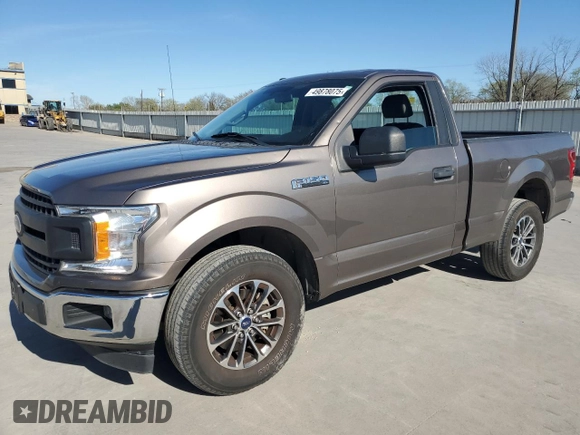 2018 Ford F-150 XL z VIN 1FTMF1CB7JFA35510, wystawiony jako Copart lot #49878075 z przebiegiem 95 358 mil mil oraz Czysty tytuł • Clean title. Historia ofert i sprzedaży dostępna na DreamBid. Obrazek 1.