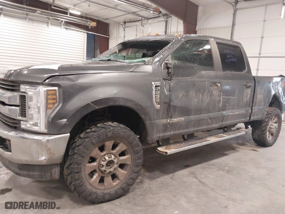 2019 Ford Super Duty F-250 SRW XL with VIN 1FT7W2BT3KEF12745, listed as a IAAI auction lot 41633562 with 184,656 mi miles. Bid and sale history available at carsss.com. Image 19.