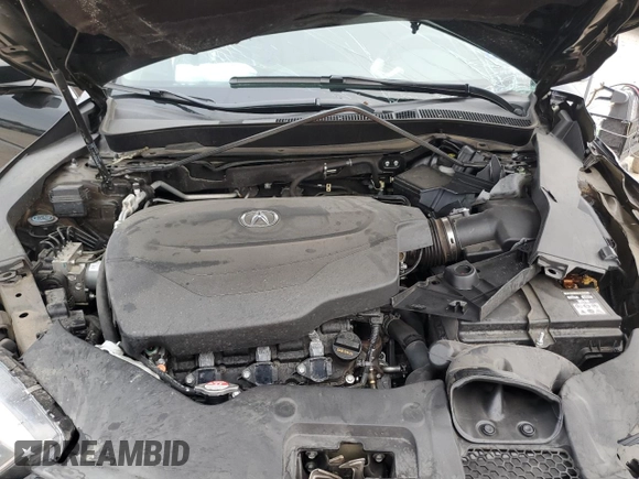 2020 Acura TLX w/Technology Pkg with VIN 19UUB2F48LA001673, listed as a Copart auction lot 86425704 with 38,947 mi miles and Salvage Title. Bid and sale history available at carsss.com. Image 12.