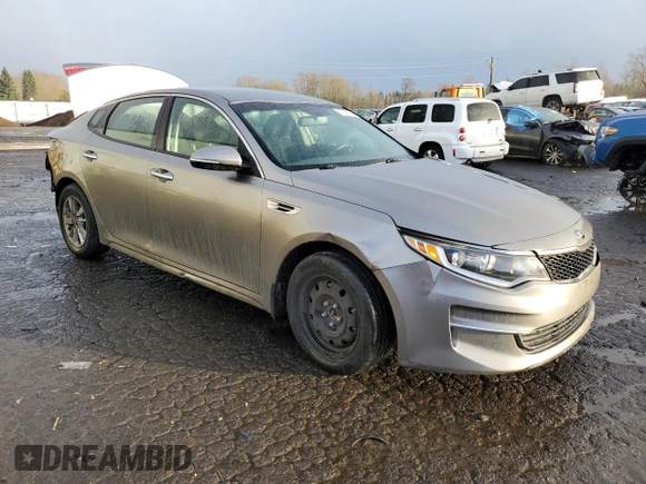 2018 Kia Optima LX with VIN 5XXGT4L39JG210194, listed as a Copart auction lot 86738414 with 54,713 mi miles and Salvage Title. Bid and sale history available at carsss.com. Image 4.