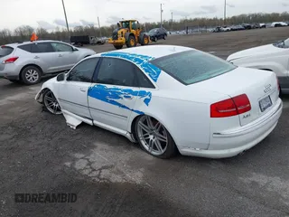 2009 Audi A8 L 4.2L with VIN WAUMV94EX9N008617, listed as a IAAI auction lot 41961408 with 1 mi miles. Bid and sale history available at carsss.com. Image 3.