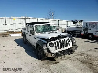 2020 Jeep Gladiator Sport S with VIN 1C6HJTAG1LL139349, listed as a Copart auction lot 45457285 with NaN miles and Salvage Title. Bid and sale history available at carsss.com. Image 11.