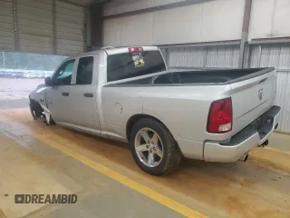 2014 Ram 1500 Express with VIN 1C6RR7FT1ES379858, listed as a Copart auction lot 53814295 with 188,574 mi miles and Salvage title. Bid and sale history available at DreamBid. Image 2.