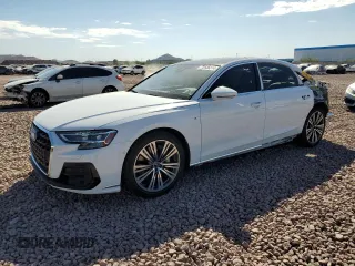 2023 Audi A8 with VIN WAULDAF86PN000910, listed as a Copart auction lot 72536244 with 21,908 mi miles and Salvage Title. Bid and sale history available at carsss.com. Image 1.